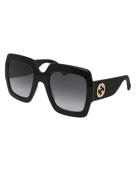 gucci glittered square gg sunglasses|gucci photochromic sunglasses.